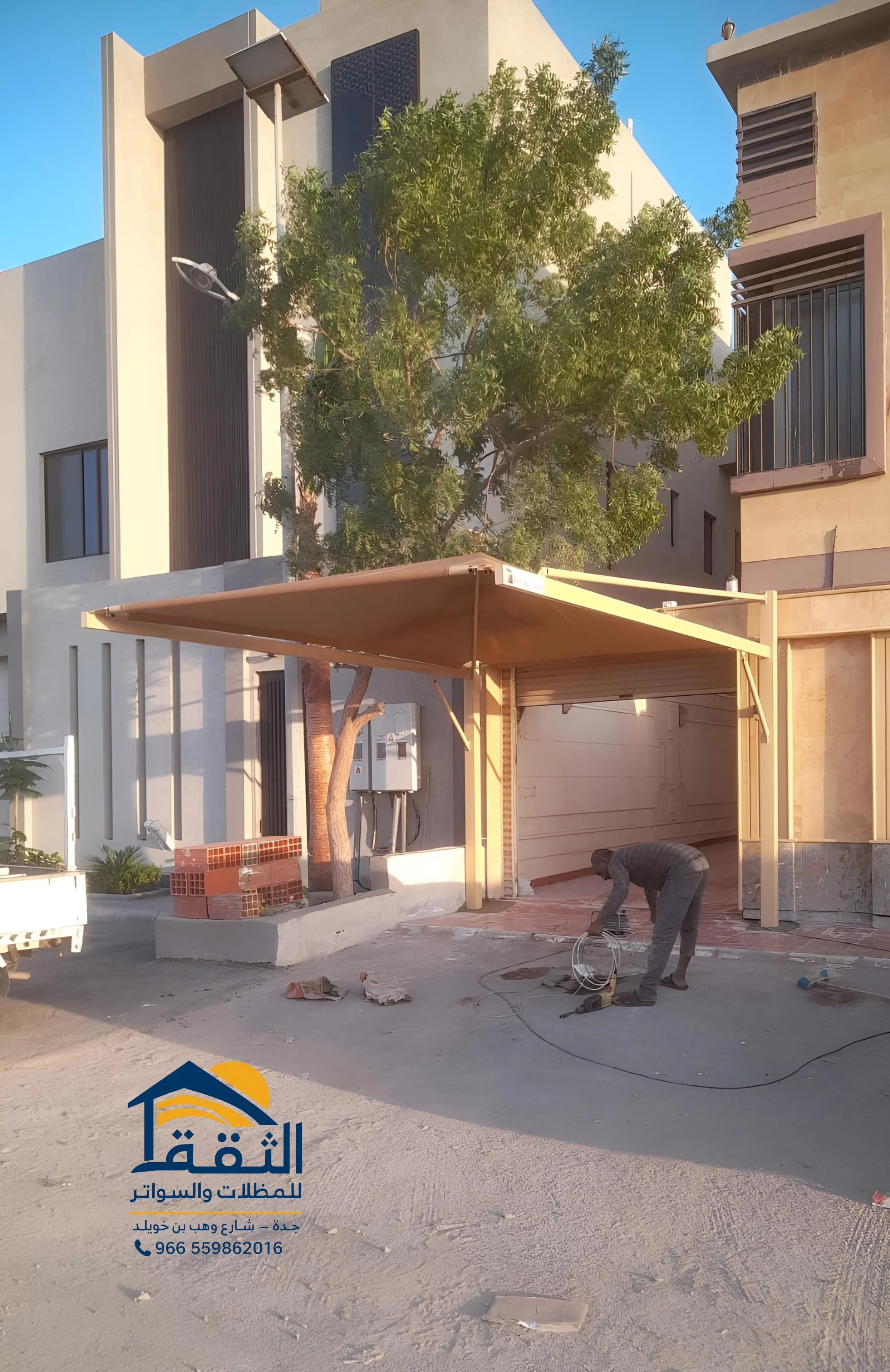 مظلات جدة تنفيذ وتركيب في جدة