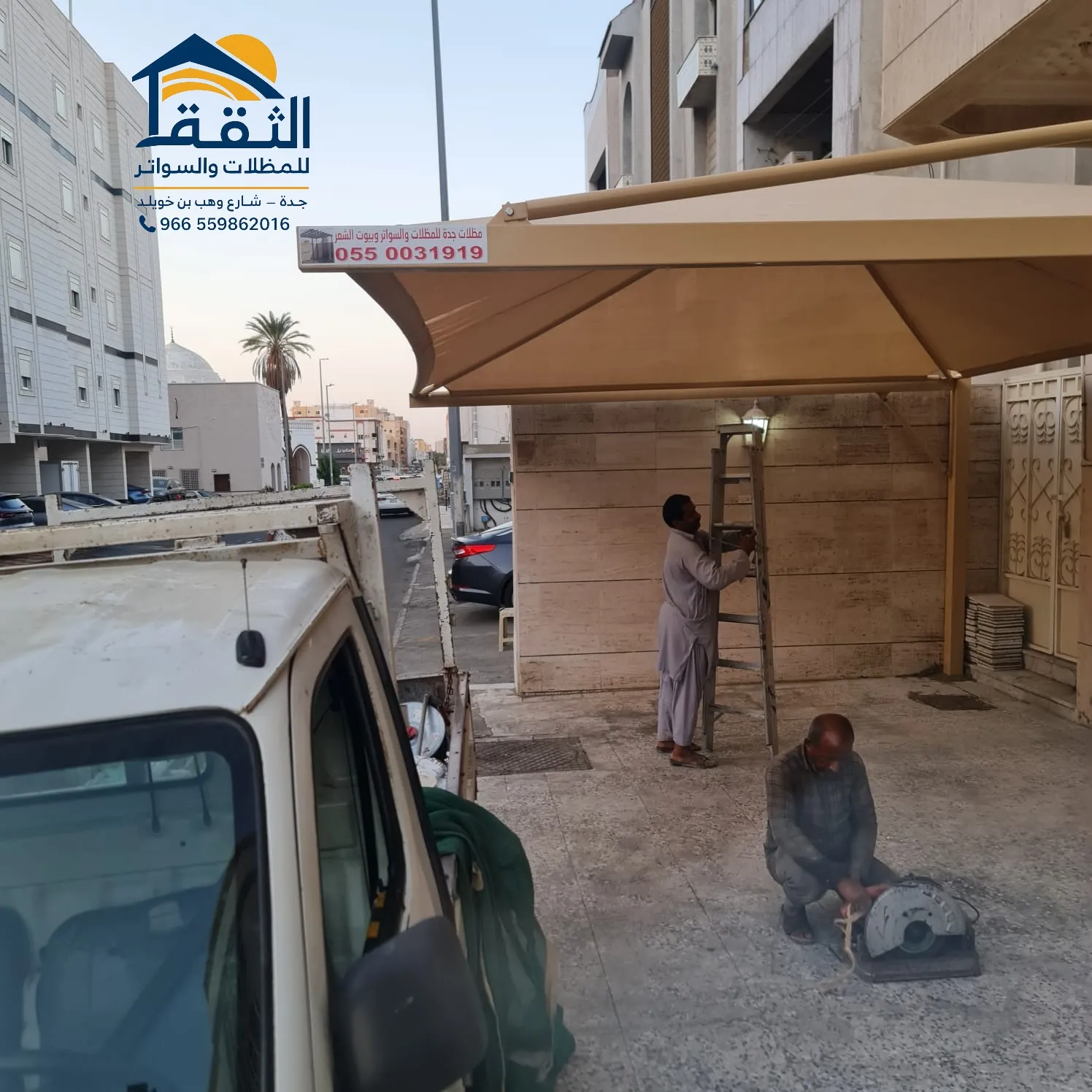 مظلات جدة تنفيذ وتركيب في جدة