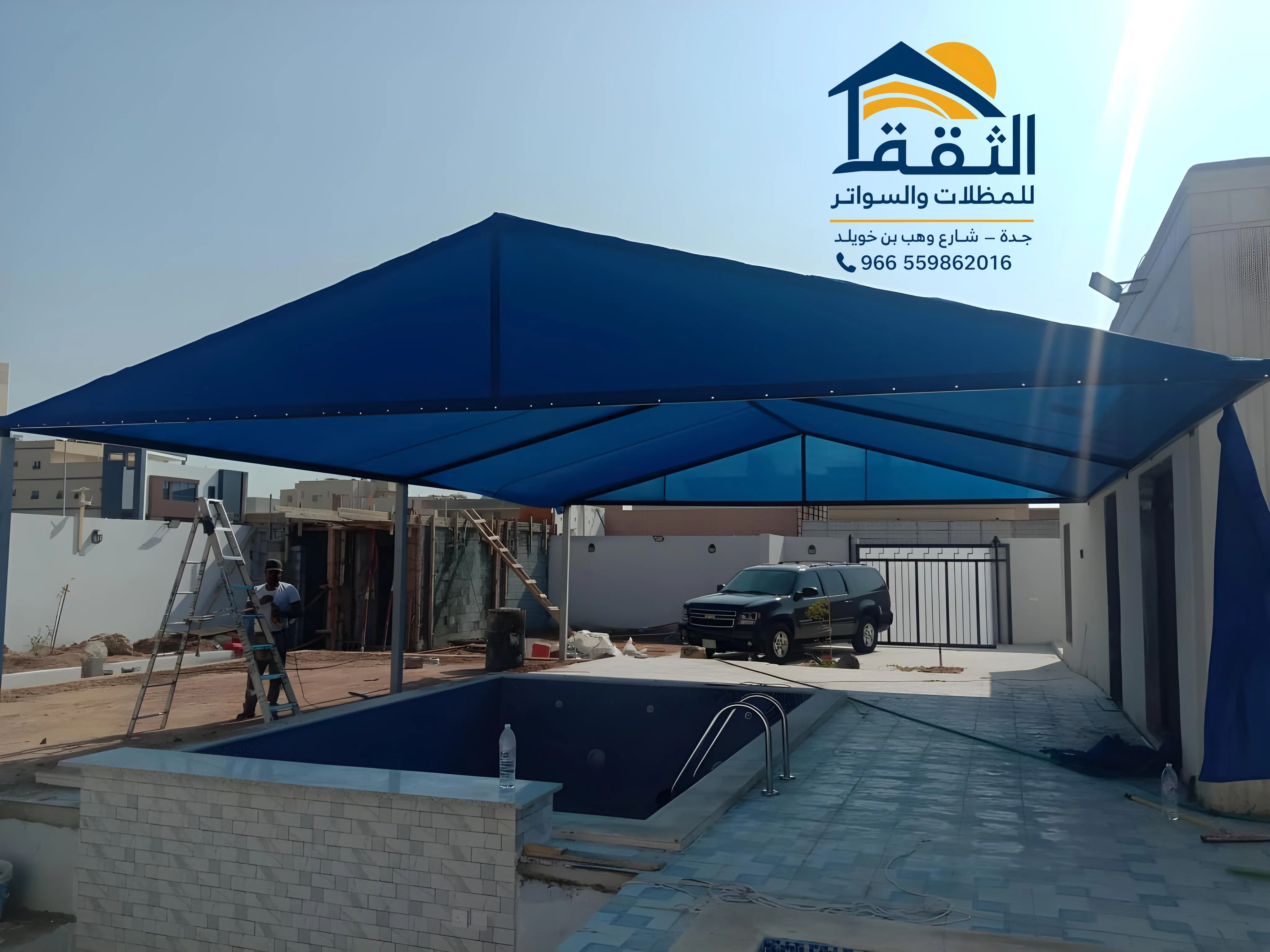 مظلات جدة تنفيذ وتركيب في جدة