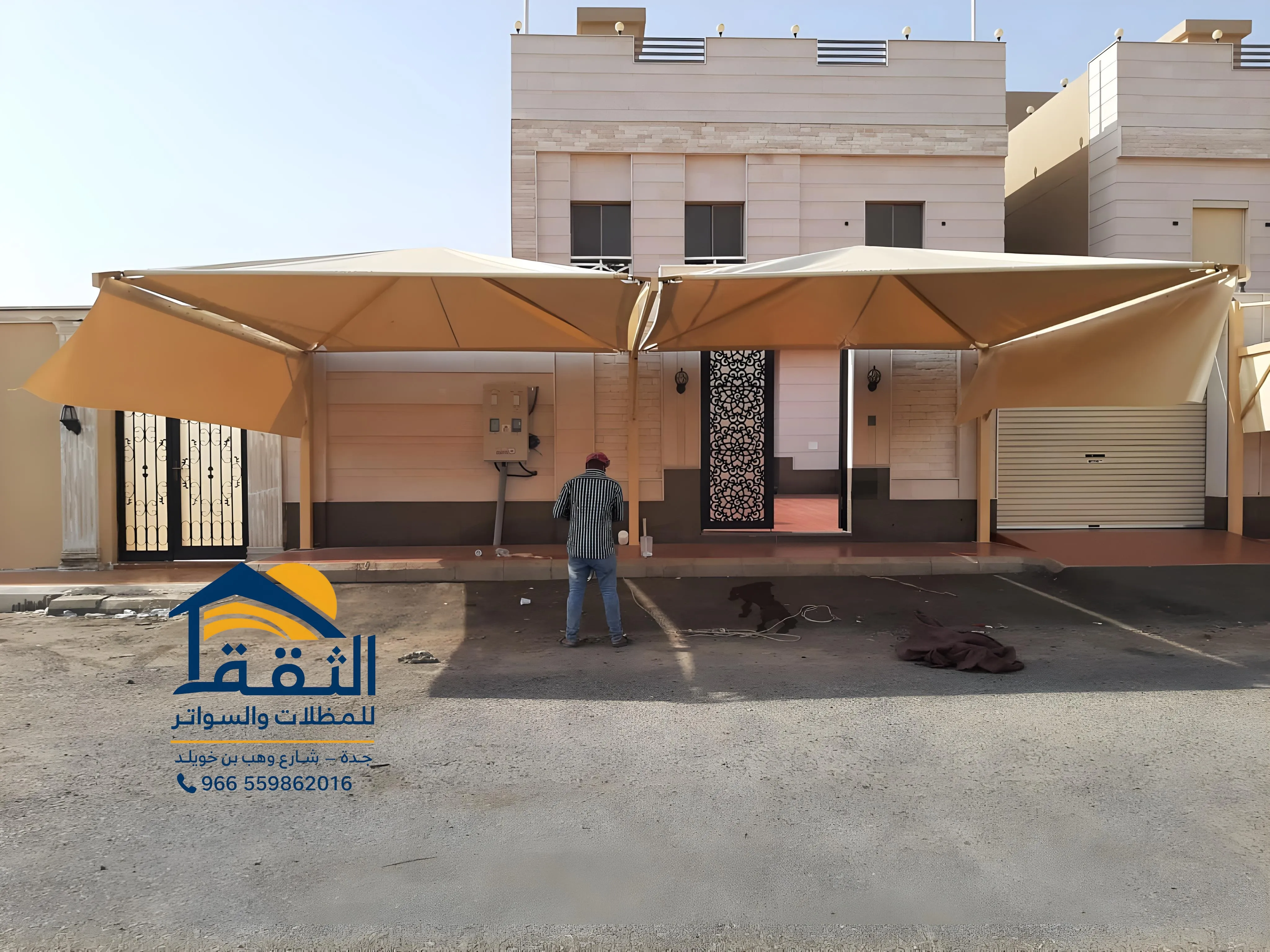 مظلات سيارات جدة تنفيذ وتركيب في جدة