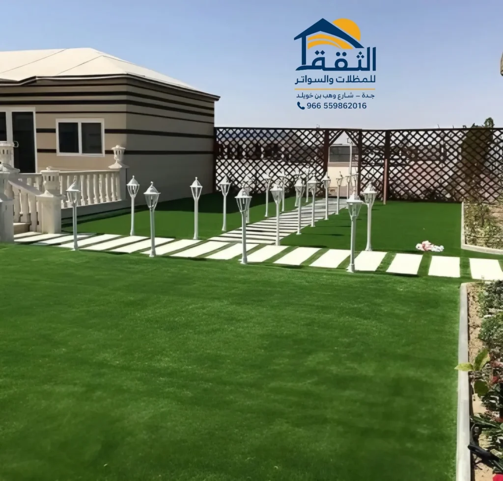 خيام حدائق في جدة لتغطية الجلسات الخارجية